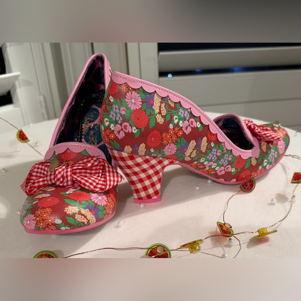 Sold Out Rare HTF Retired Irregular Choice Kanjanka Statement Heels, size 8/39 - Picture 15 of 17